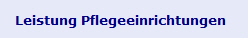 Leistung Pflegeeinrichtungen