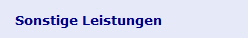 Sonstige Leistungen